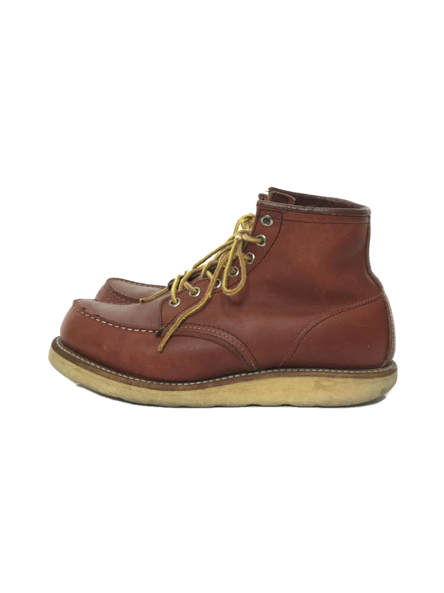 RED WING◇ブーツ/US6.5/BRW/90s/アイリッシュセッター/犬タグ/四角