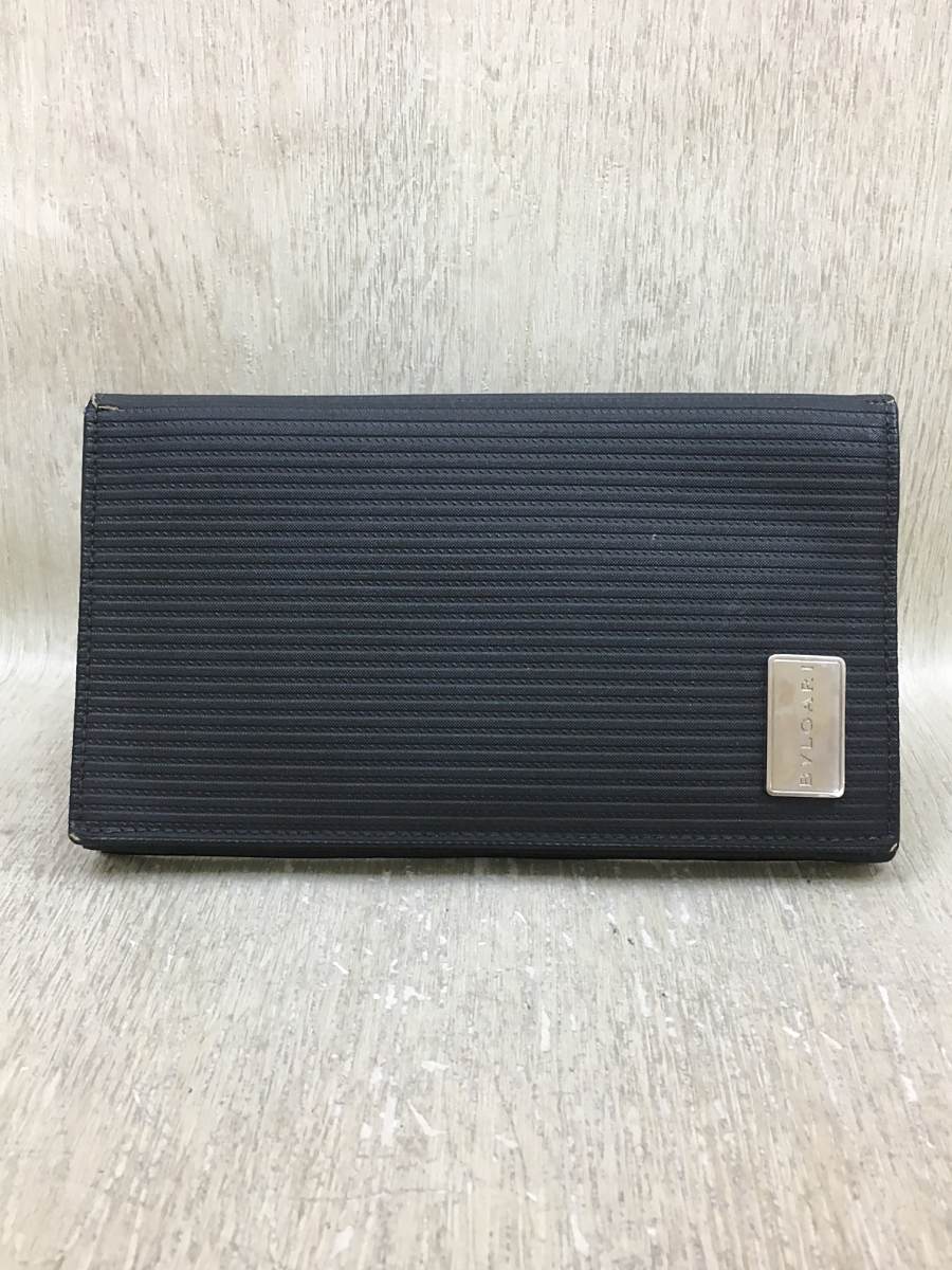 BVLGARI◇長財布/レザー/ロングウォレット/カードケース/服飾