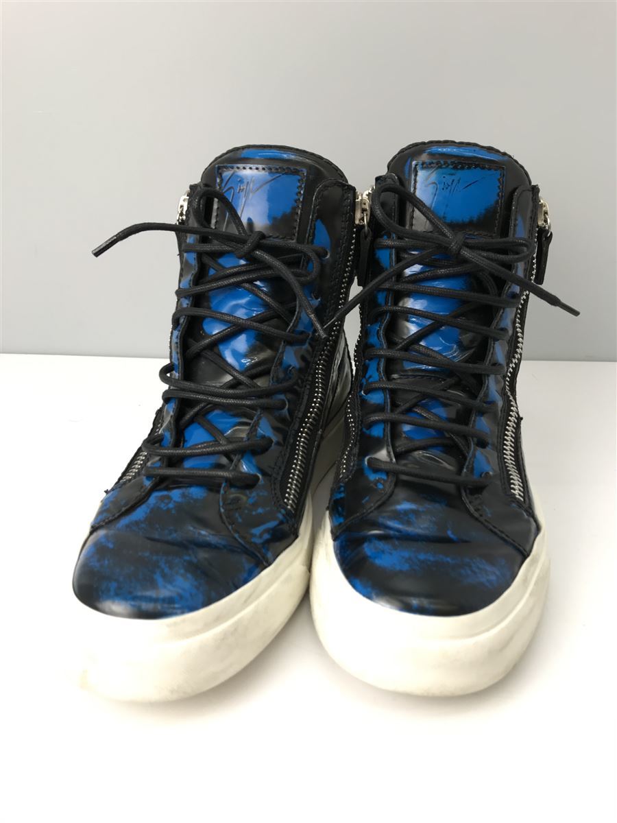 GIUSEPPE ZANOTTI DESIGN◇ハイカットスニーカー/41/BLU/BLK ceratinxd.com