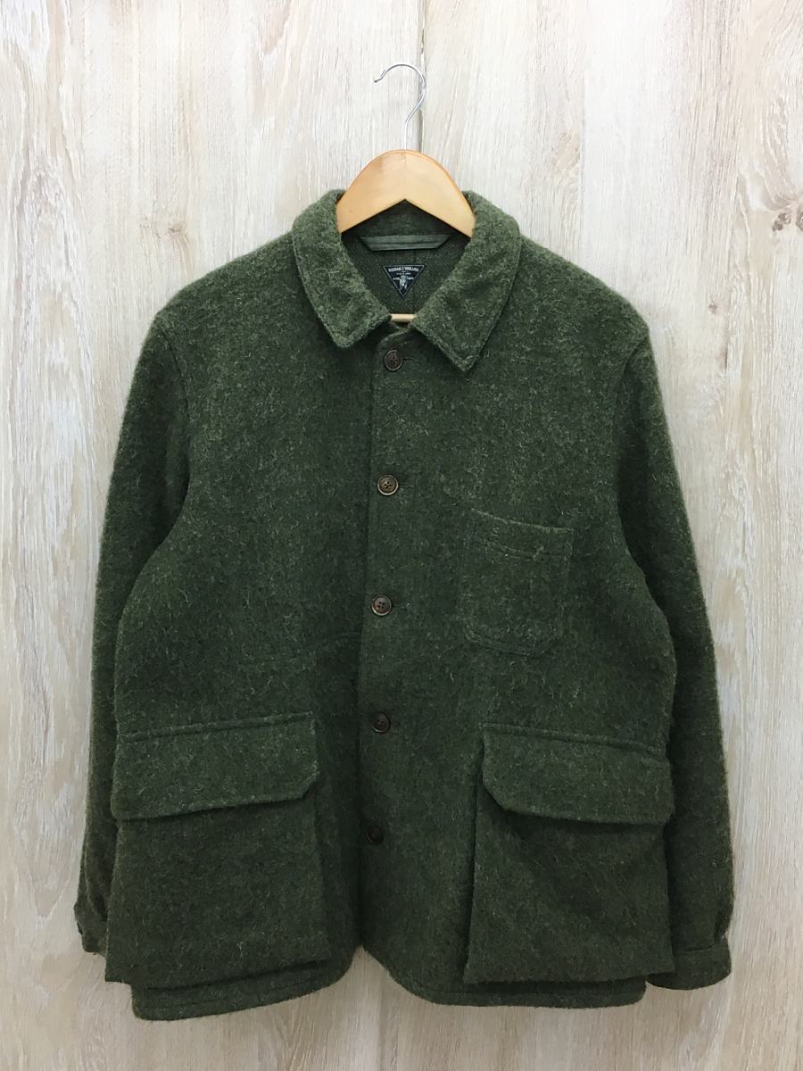 Nigel Cabourn◆ジャケット/50/ウール/KHK/WASHABLE WOOLLENS