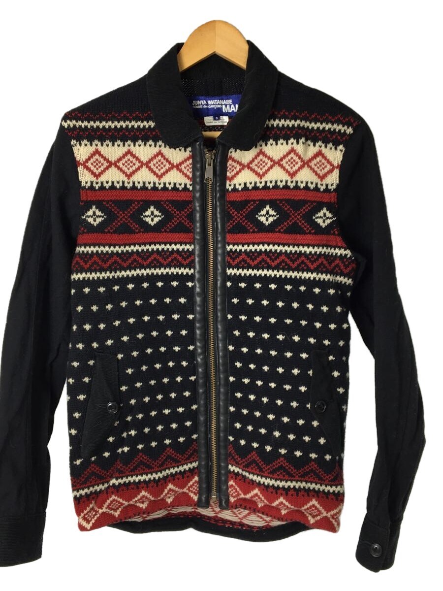 JUNYA WATANABE COMME des GARCONS MAN◇ジャケット/S/ウール/BLK/総柄