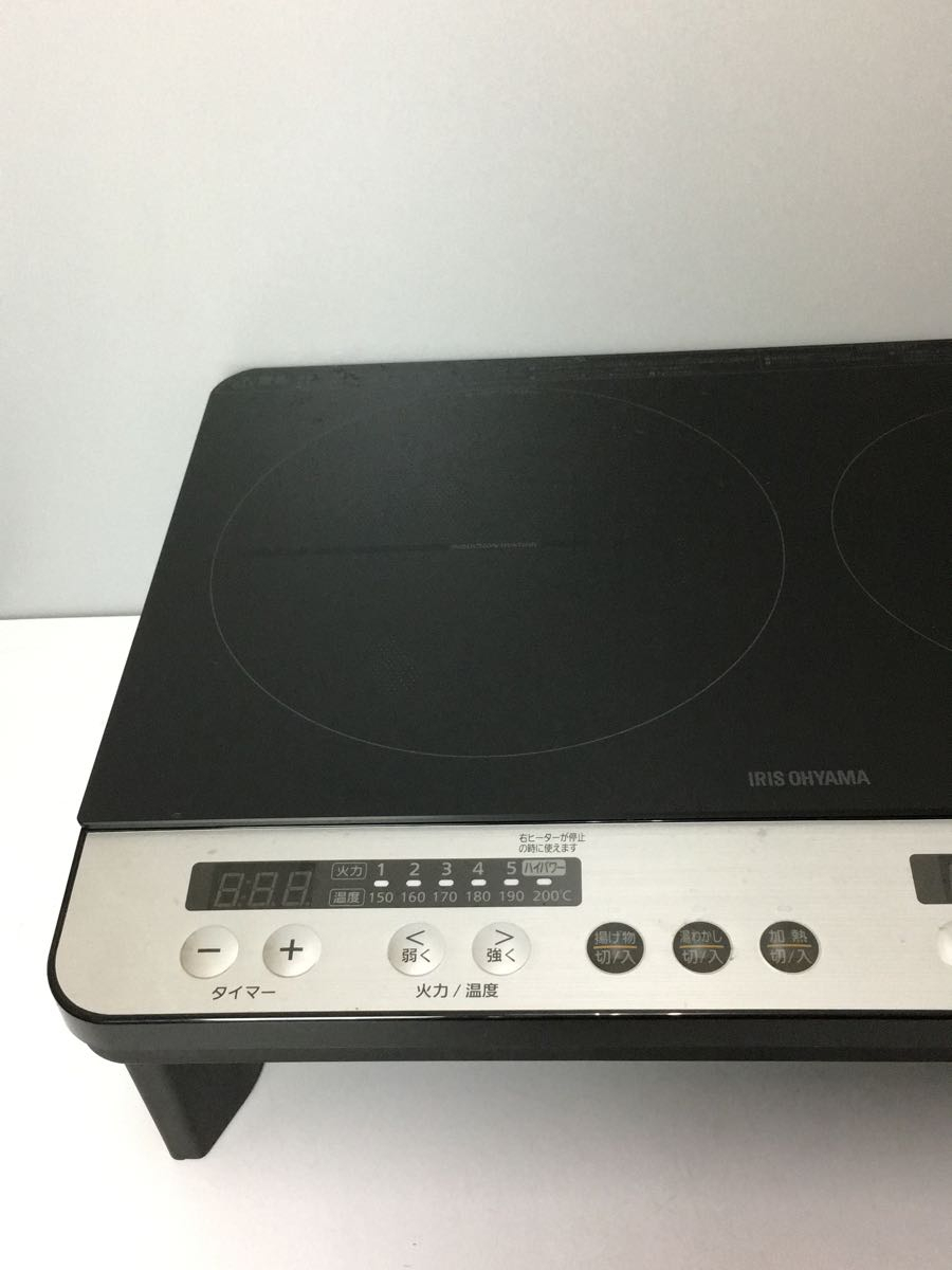 IRIS OHYAMA◇IH クッキングヒーター IHK-W12SP-B | www