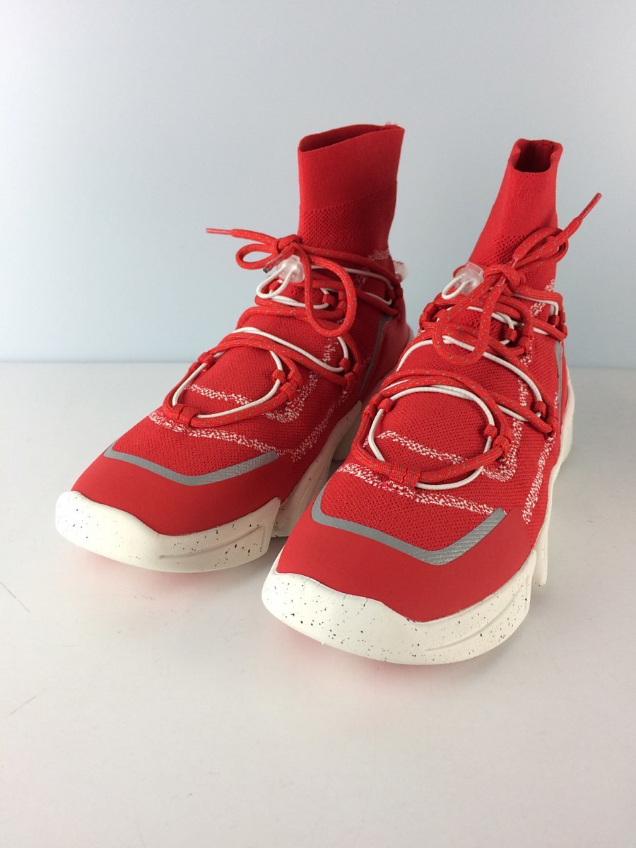 KENZO◇K Sock High Top/ソックハイトップ/ハイカットスニーカー/41/赤