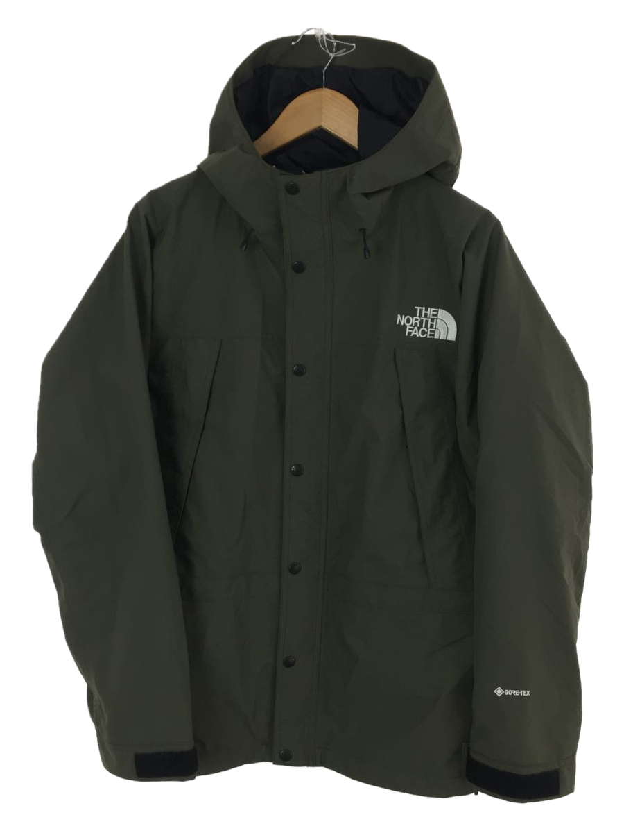 THE NORTH FACE◆MOUNTAIN LIGHT JACKET_マウンテンライトジャケット/L/ナイロン/KHK/無地