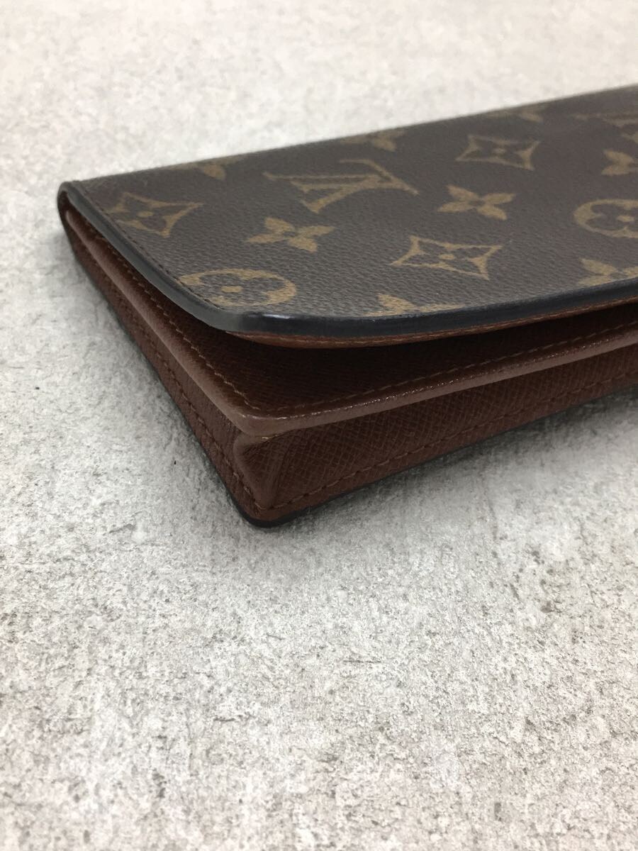 LOUIS VUITTON◇ポルトカルトクレディ円_モノグラムキャンバス/-/BRW