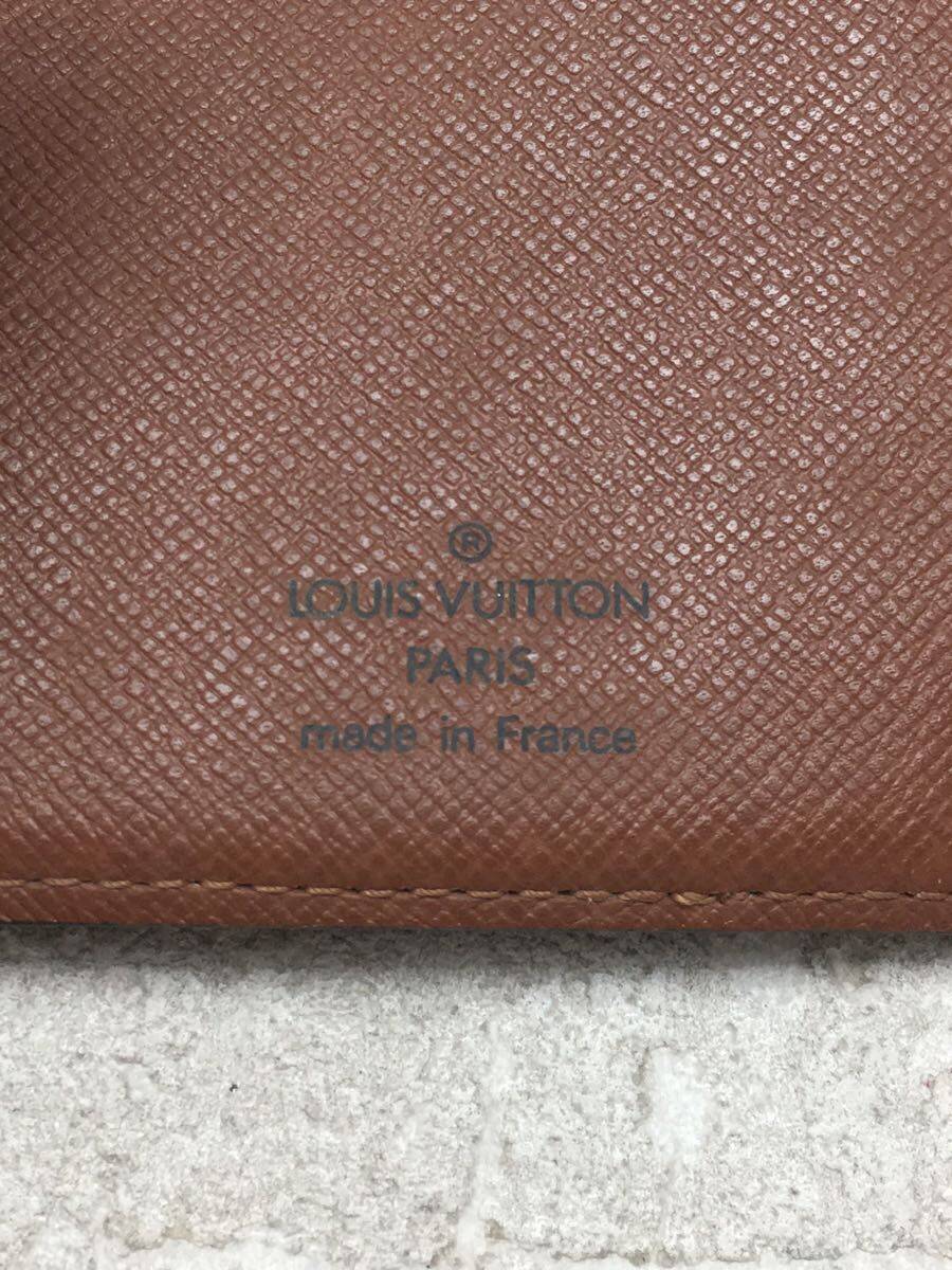 LOUIS VUITTON◇ポルトカルトクレディ円_モノグラムキャンバス/-/BRW