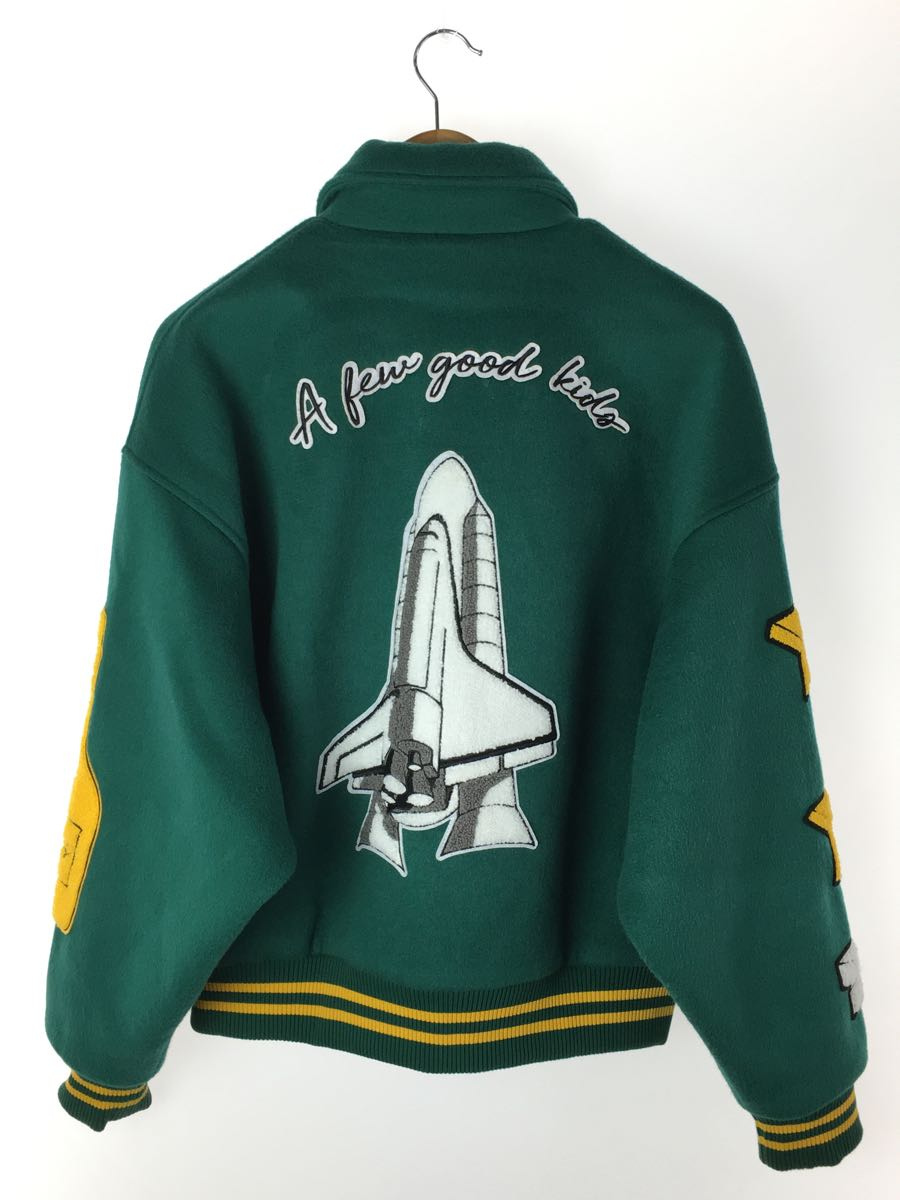 A FEW GOOD KIDS◇スタジャン/M/ウール/GRN/ROCKET COLLEGE JACKET