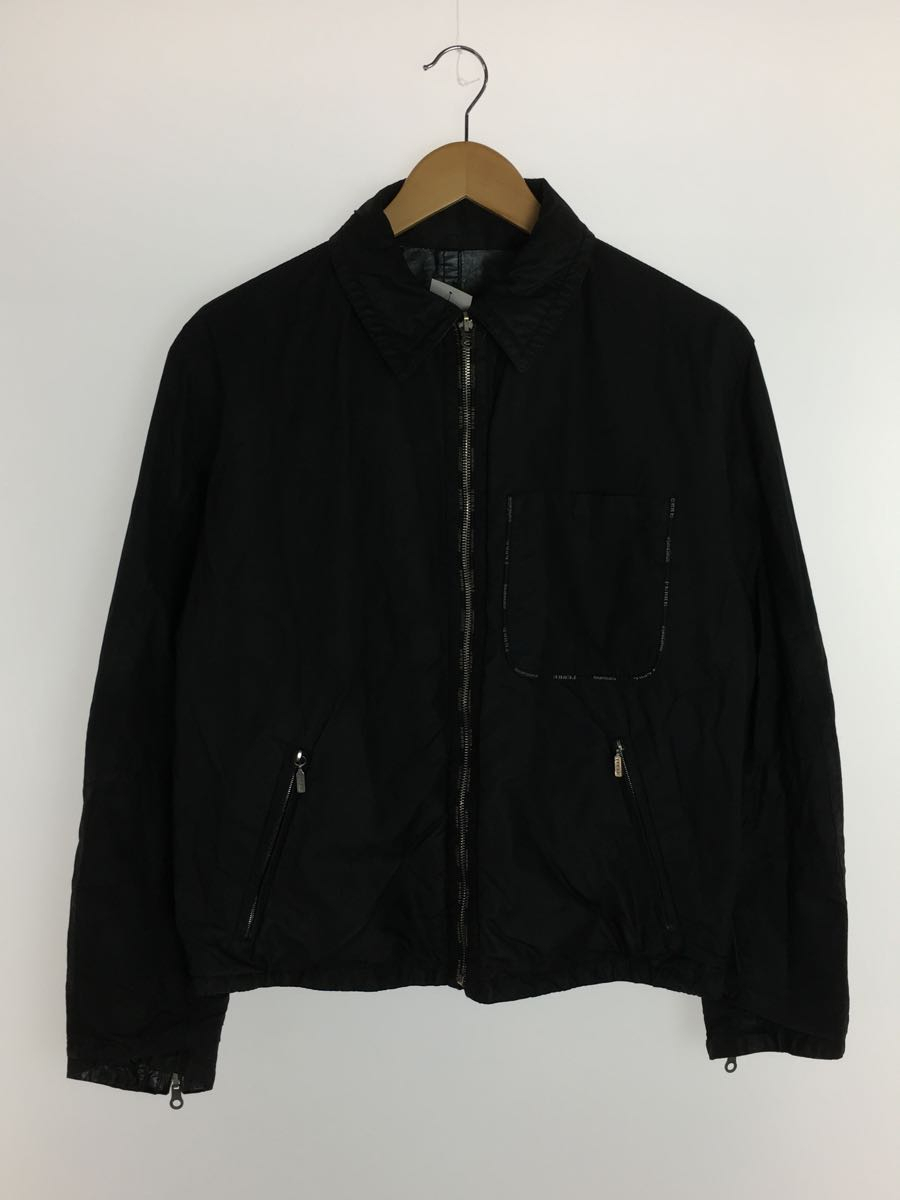 Gianfranco FERRE◇ジャケット/リバーシブル/46/レザー/BLK | isn