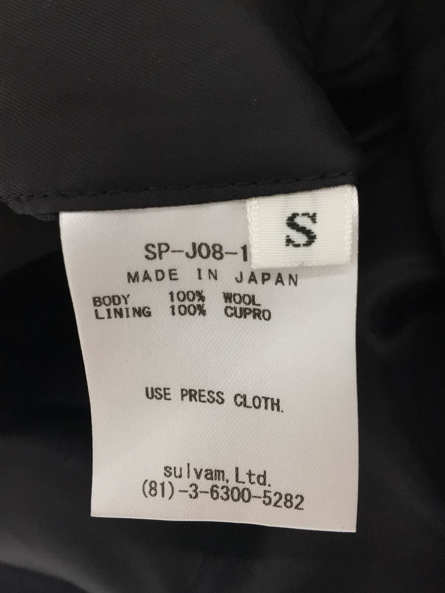 sulvam◇ジャケット/S/ウール/BLK/SP-J08-100 | bergosafety.com.br