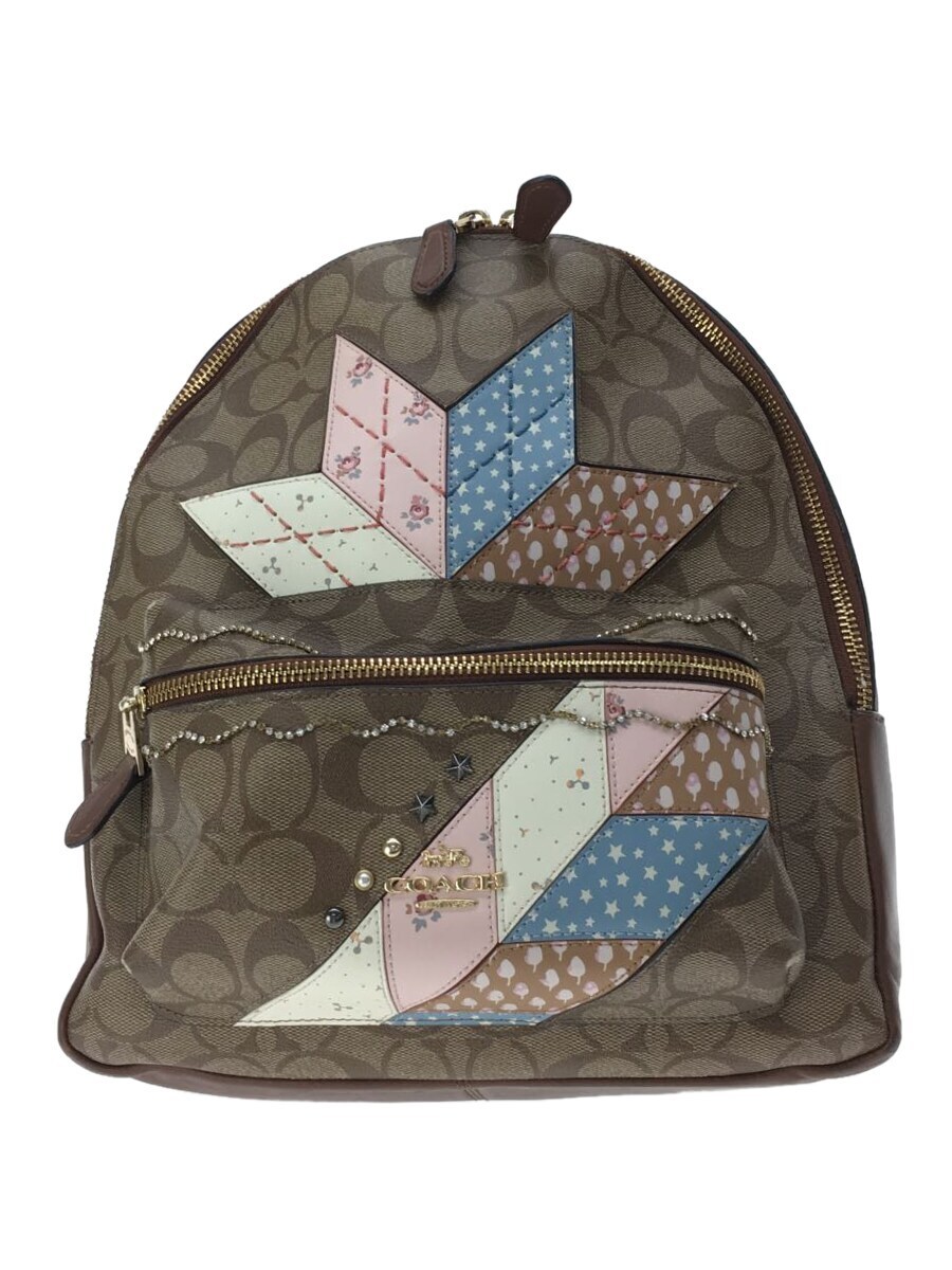 注目ショップ 極美品✨COACH リュック ミディアムチャーリー ダーク