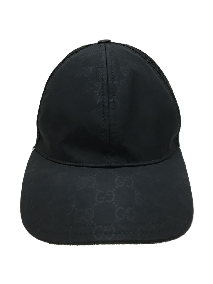 GUCCI 21AW エンブロイダリー ベースボール キャップ GGロゴメッシュ