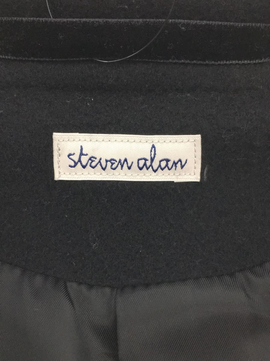 Steven Alan◇ステンカラーコート/M/ウール/BLK Steven Alan◇ステンカラーコート/M/ウール/BLK