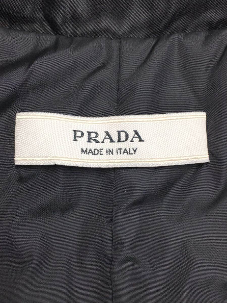 PRADA◇ナイロンパデットトレンチコート/ステンカラーコート/MADE IN