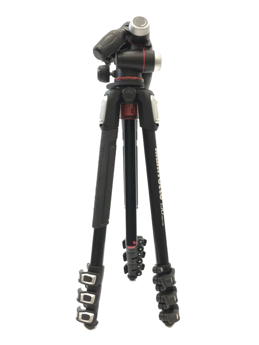 一番の プロ三脚 + Manfrotto 190シリーズ アルミ プロ三脚 RC2付3Way