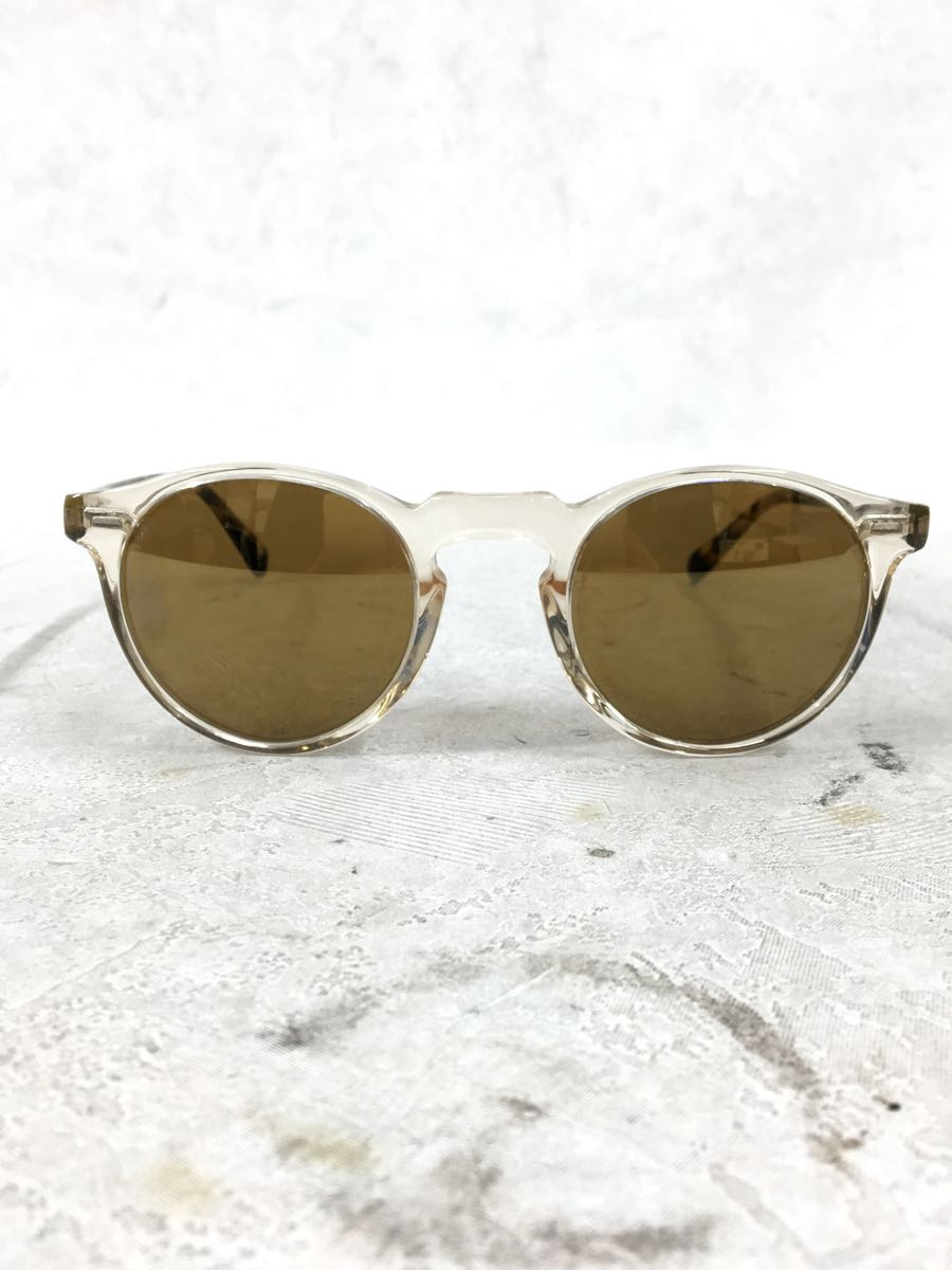 OLIVER PEOPLES◆サングラス/ウェリントン/プラスチック/CLR/BRW/OV5217S/GREGORY PECK SUN