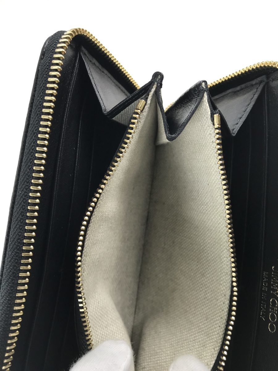 JIMMY CHOO◇JIMMY CHOO/長財布/PIPPA/BLK | alyafi-ip.com