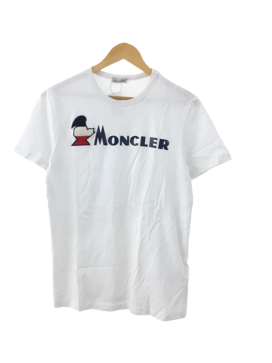 MONCLER◇Tシャツ/M/コットン/WHT teleguiado.com