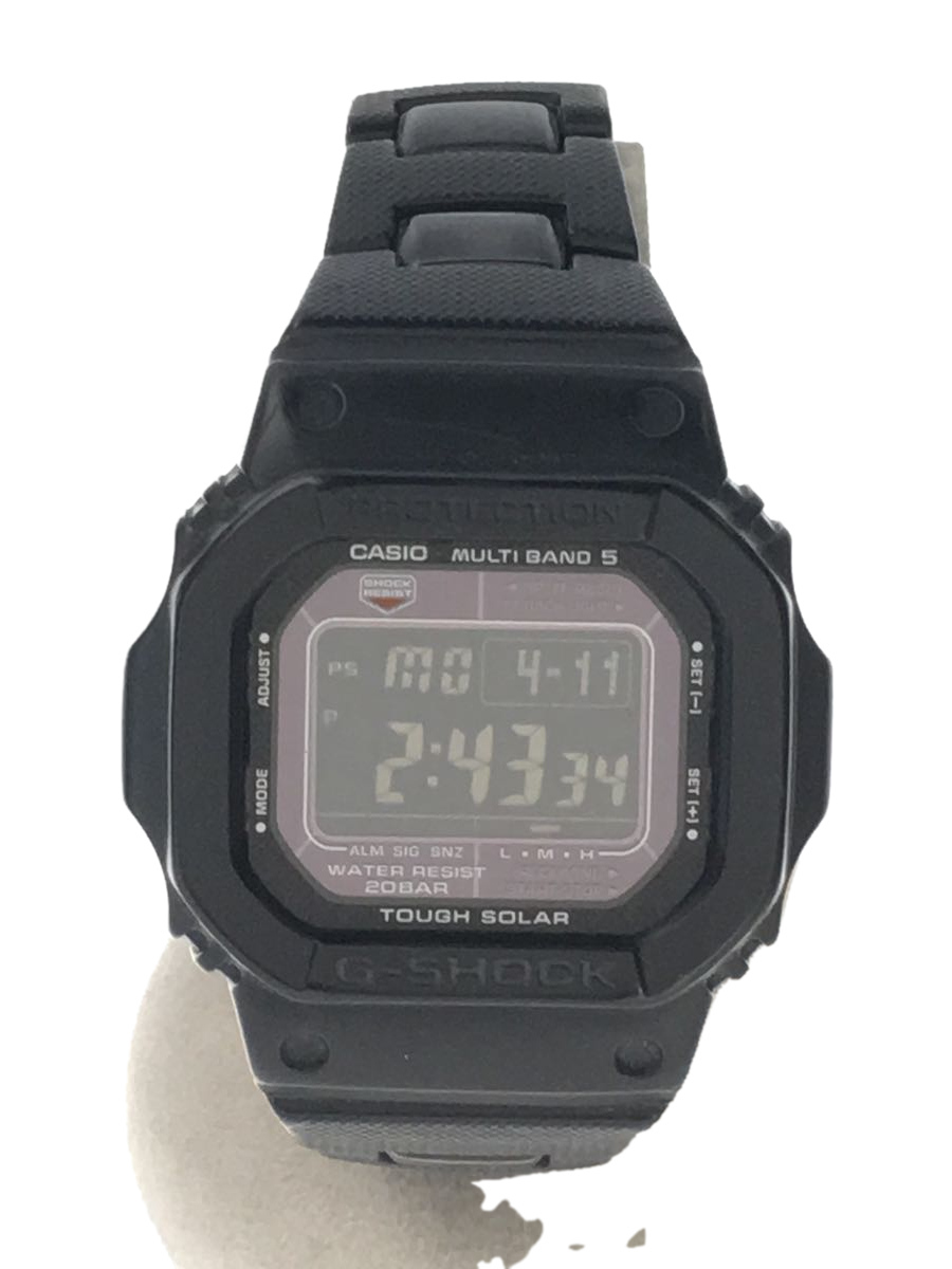 CASIO◇ソーラー腕時計・G-SHOCK/デジタル/BLK/ブラック/GW-M5600BC-1JF/