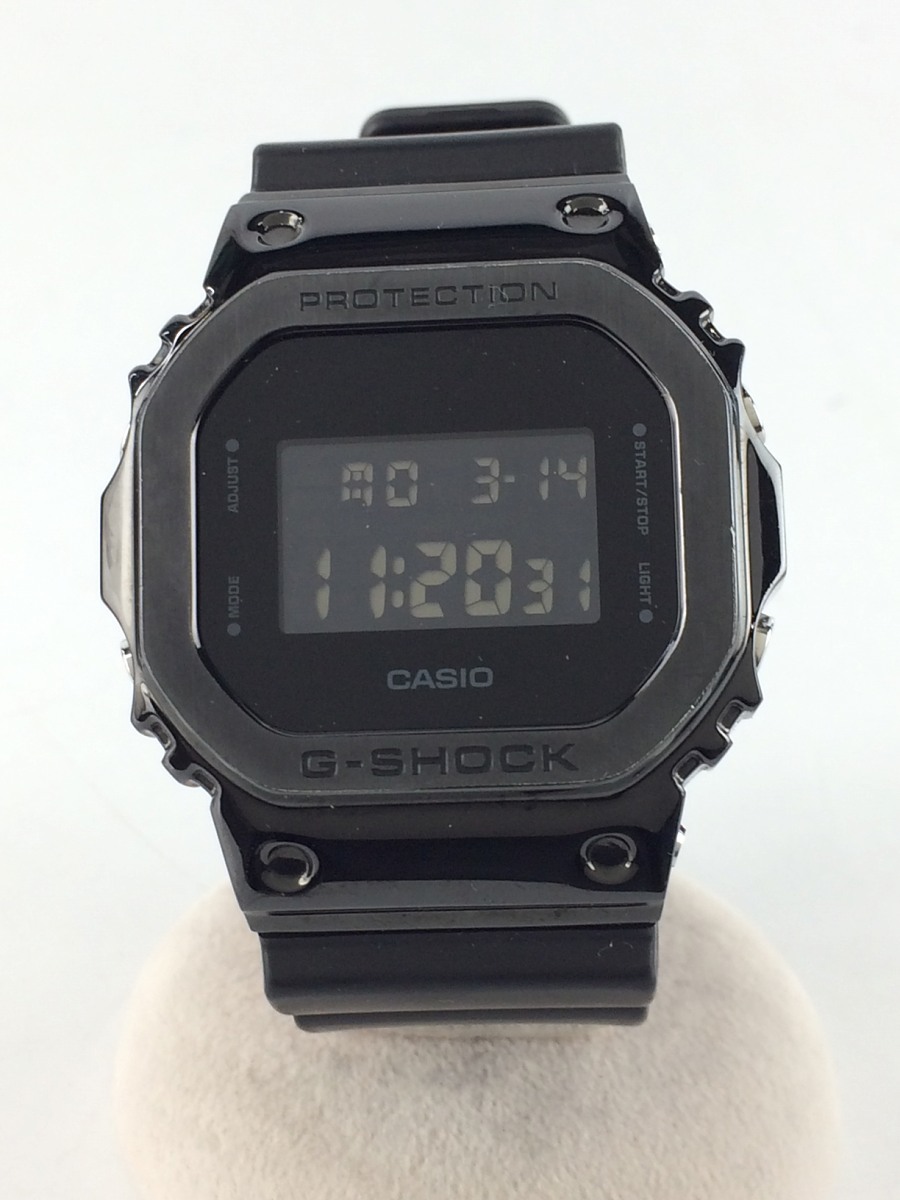 CASIO◆GM-5600-1JF/クォーツ腕時計・G-SHOCK/デジタル/ラバー/BLK/BLK