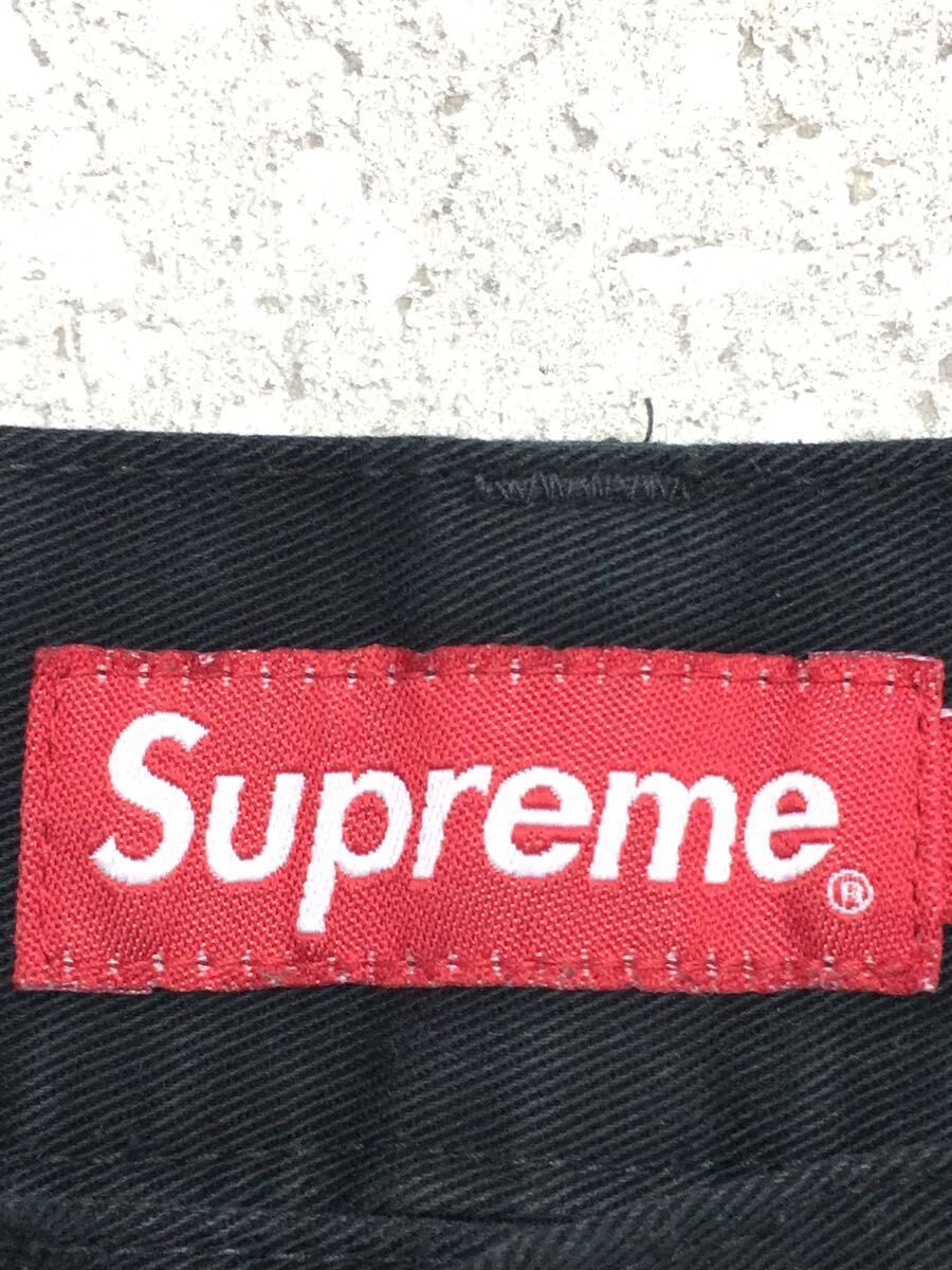 Supreme◇ワークパンツ/ストレートパンツ/34/コットン/ブラック | www