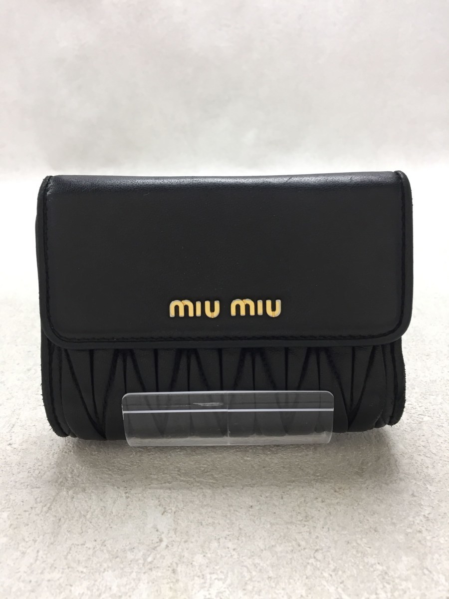 180*N様専用 美品 ミュウミュウ MIUMIU マテラッセ クリスタル 財布