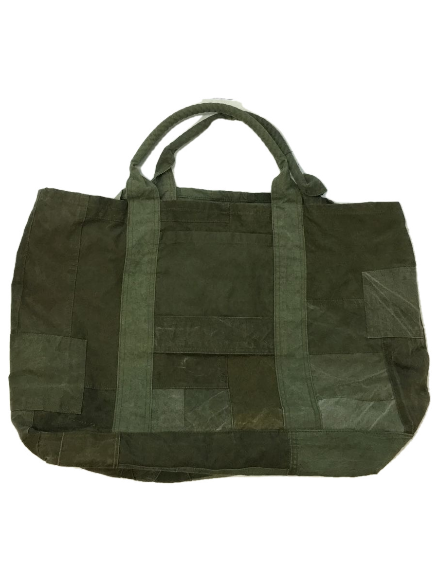 hobo◆CARRY-ALL TOTE L UPCYCLED US ARMY CLOTH/トートバッグ/コットン/カーキ