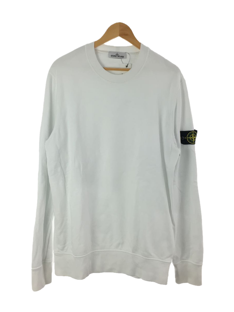 STONE ISLAND◆スウェット/XL/コットン/ホワイト