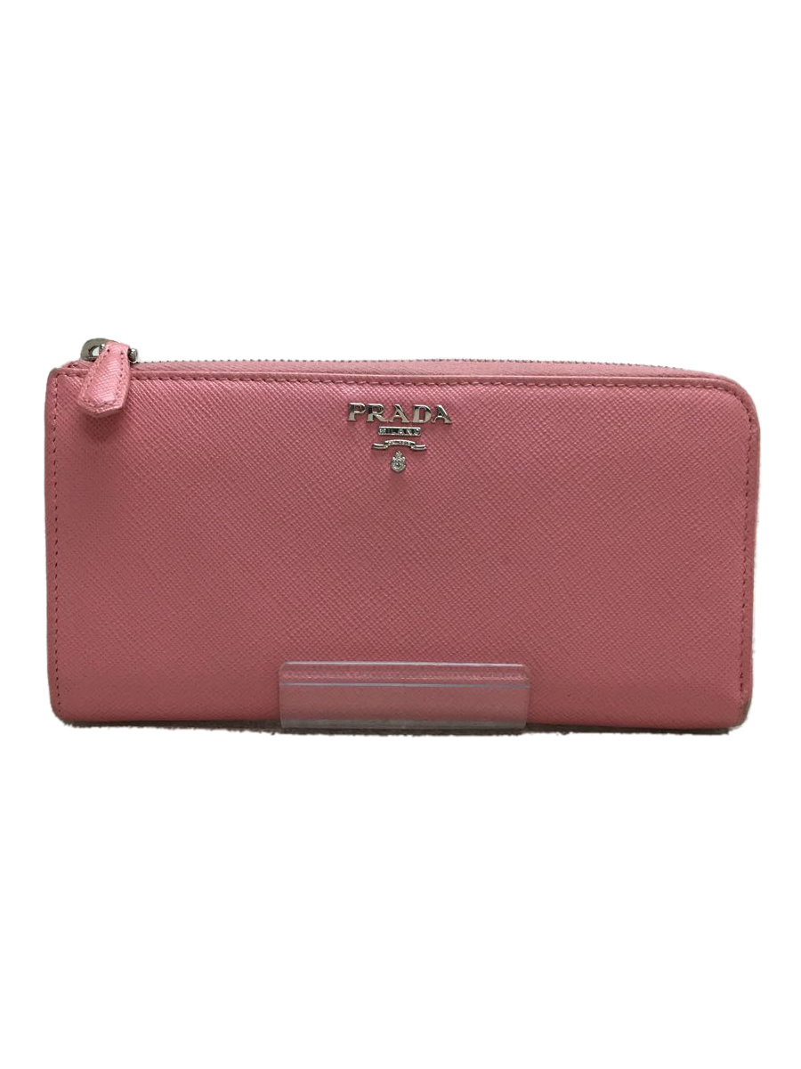 PRADA◇PRADA プラダ 長財布/レザー/ピンク/サフィアーノ tritonwp.com
