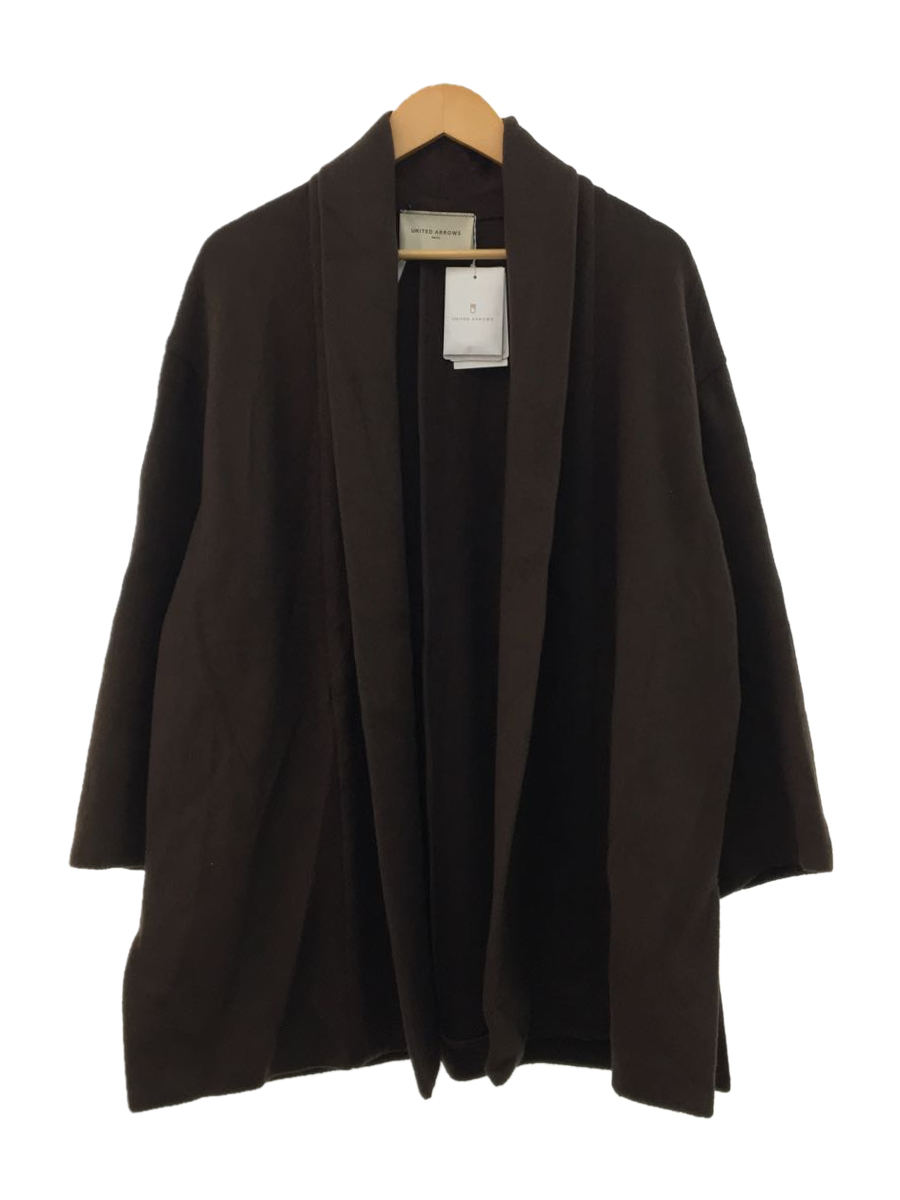 UNITED ARROWS◇コート/36/コットン/ブラウン/1525-257-3931/リバー
