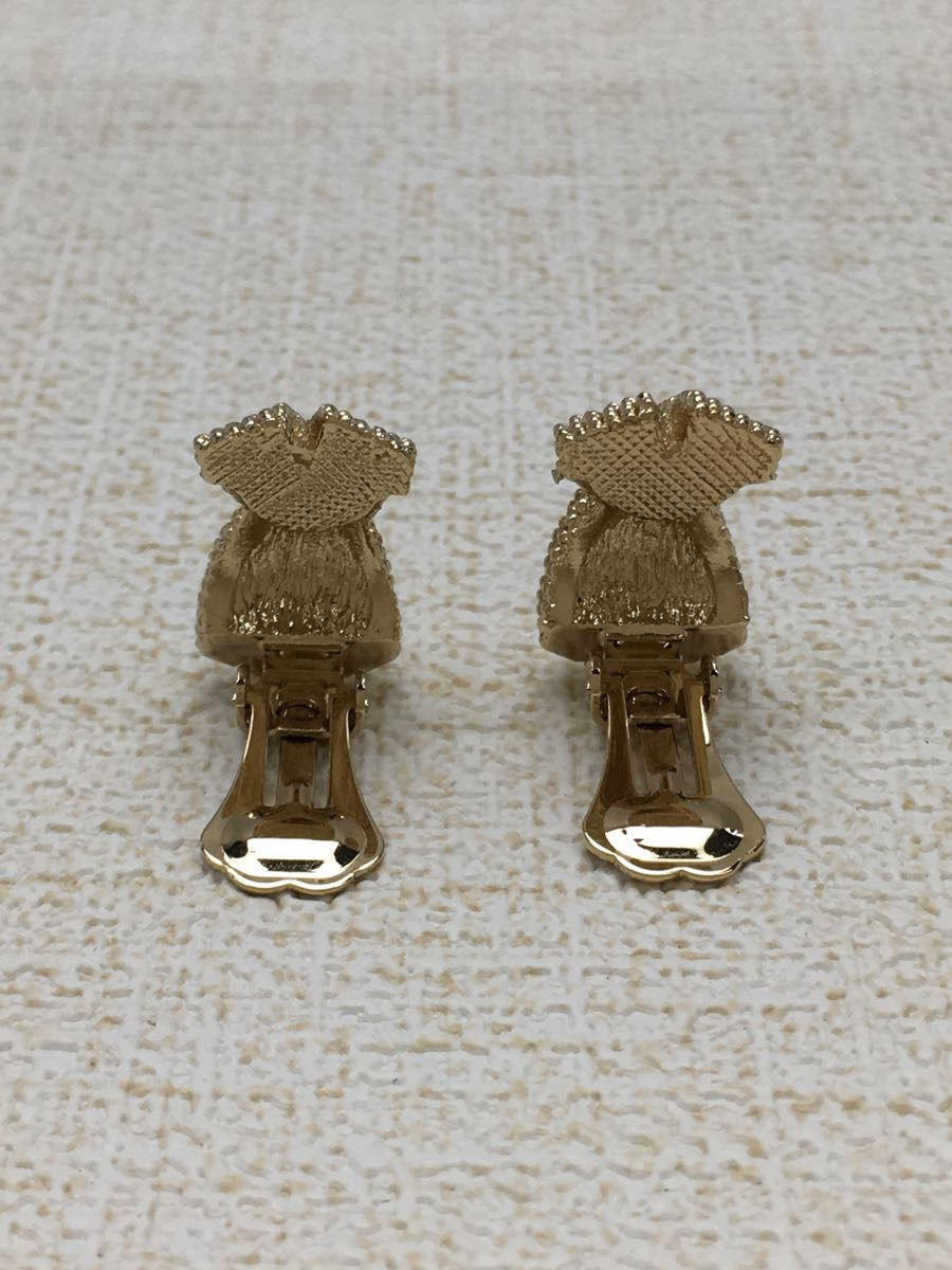 Christian Dior◇イヤリング/GLD/クロス | gruporio.net