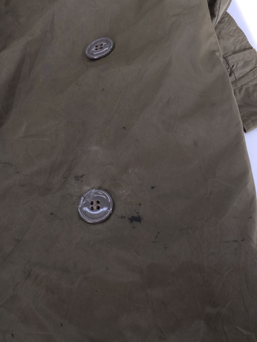 US.ARMY◇60S/RAIN COAT/レインコート/トレンチコート/36/ナイロン/KHK