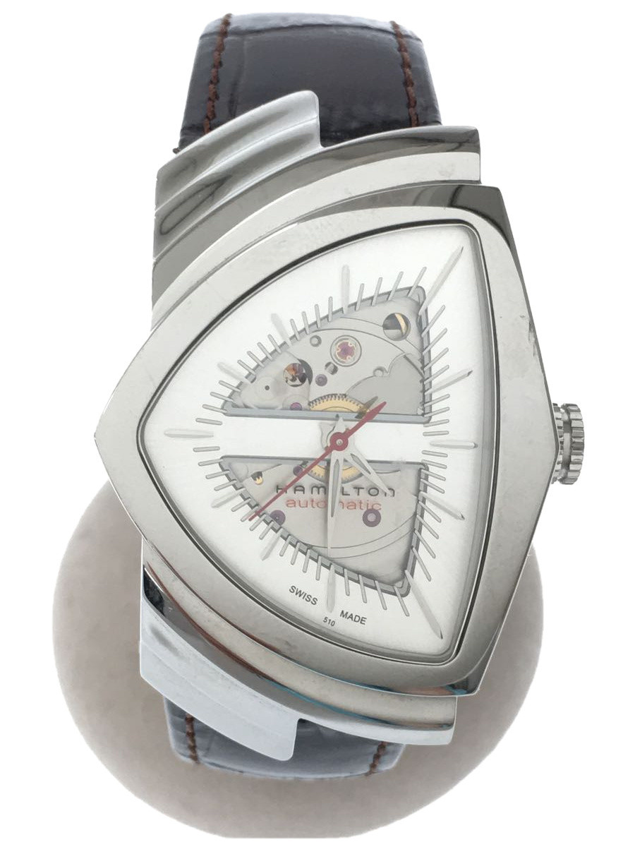 新品 HAMILTON ベンチュラ オートマチック H245150 H245150 レザー