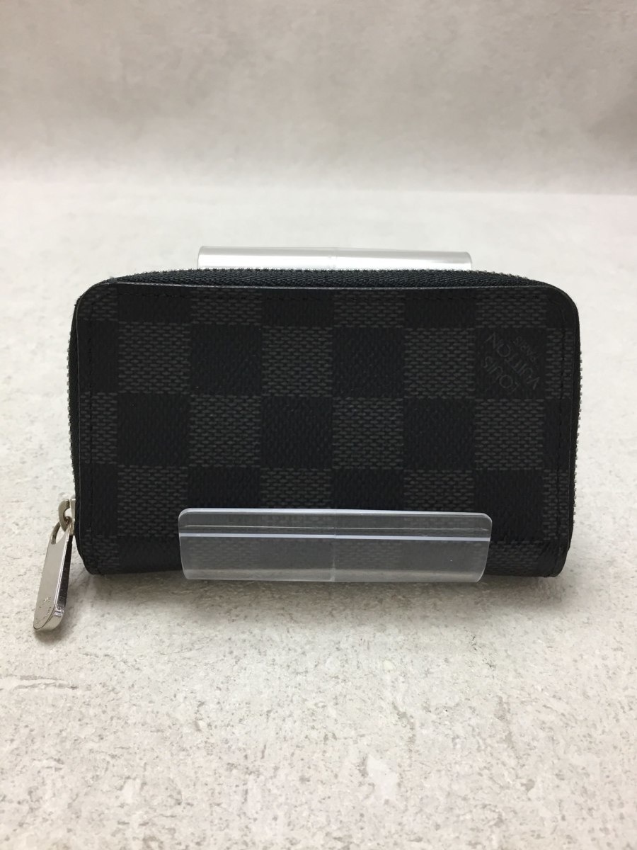 LOUIS VUITTON◇ジッピー・コイン パース_ダミエグラフィット/PVC/BLK