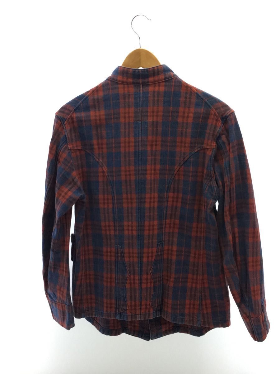 visvim◇14AW/民族刺繍インディゴチェックジャケット/LUGLI JKT INDIGO