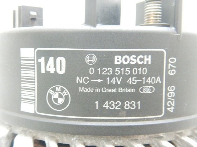 * BMW 540i E39 5 серии 97 год DE44 Dynamo / генератор переменного тока ( наличие No:A33201) (7216)
