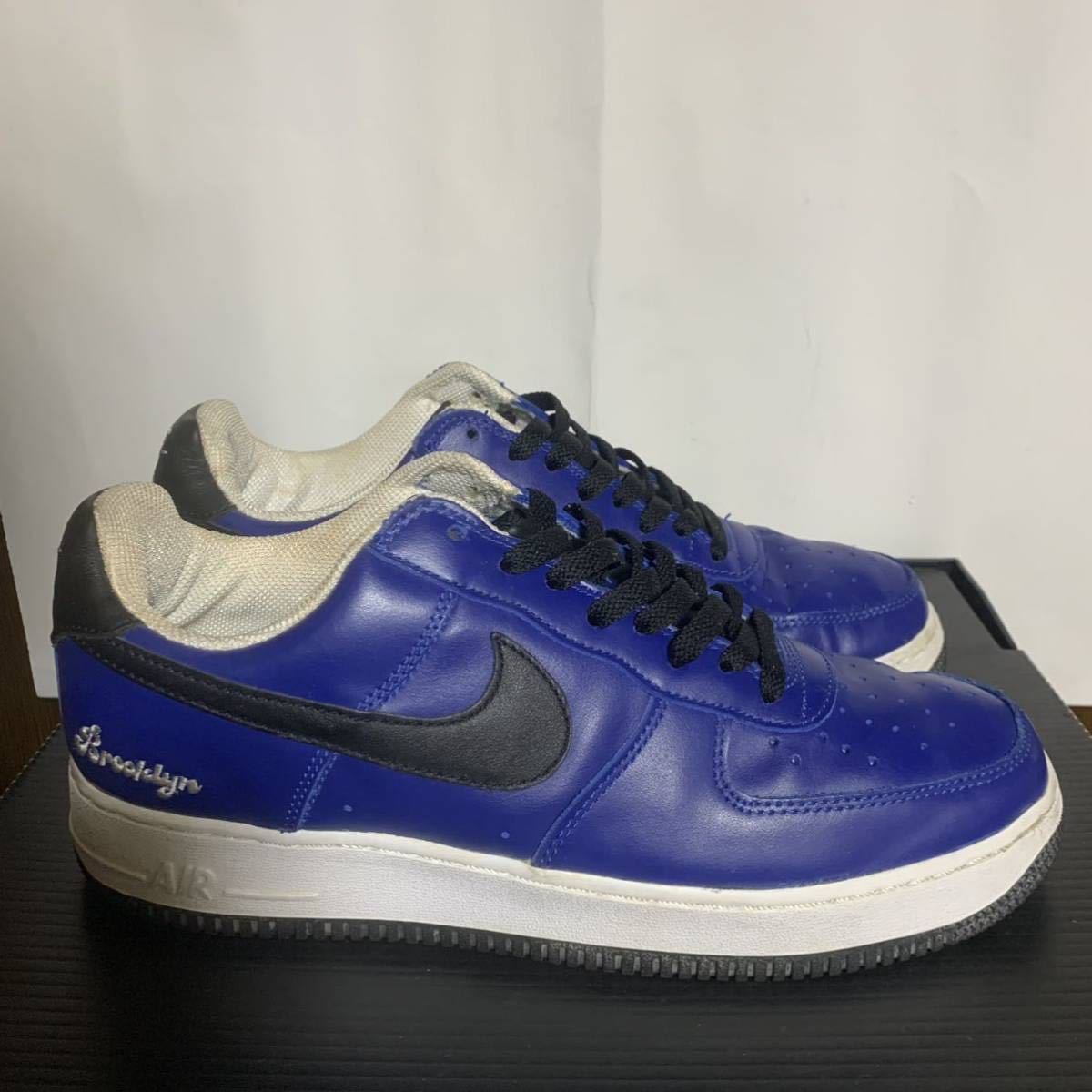 1円〜 海外限定 2004年製NIKE AIR FORCE 1 LOW BROOKLYN US9.5 306353-401 ★ NY AF1 AF-1 JORDAN AJ SUPREME Off White SACAI DUNK SB HF _画像4