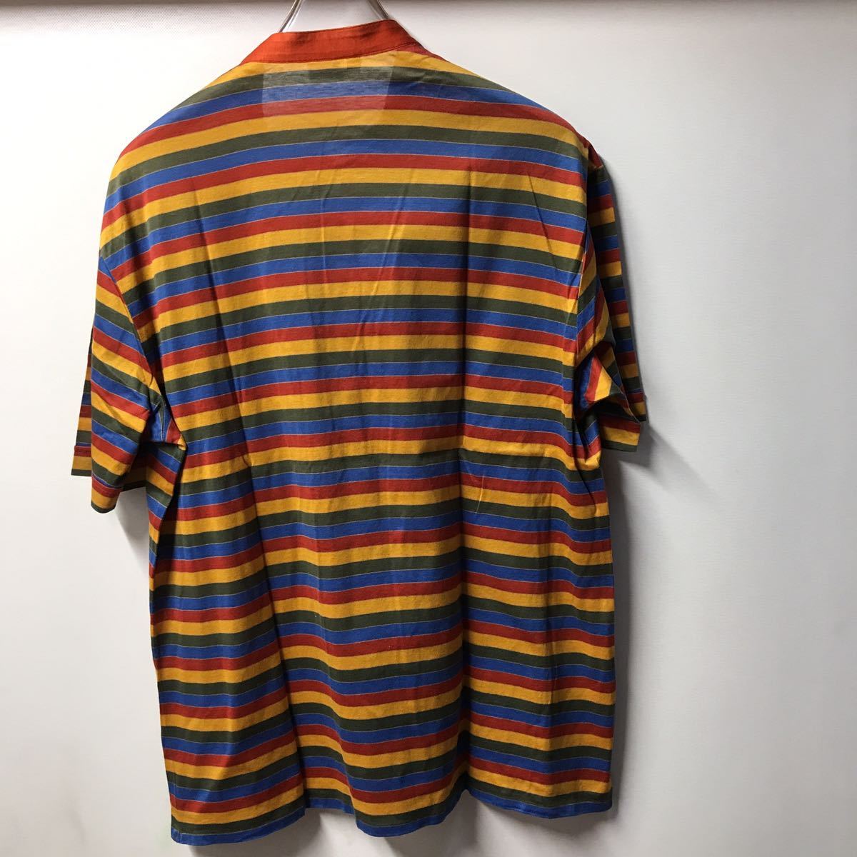 大量入荷 未使用品 高級 vintage ダイヤ柄 コットンニット オールド