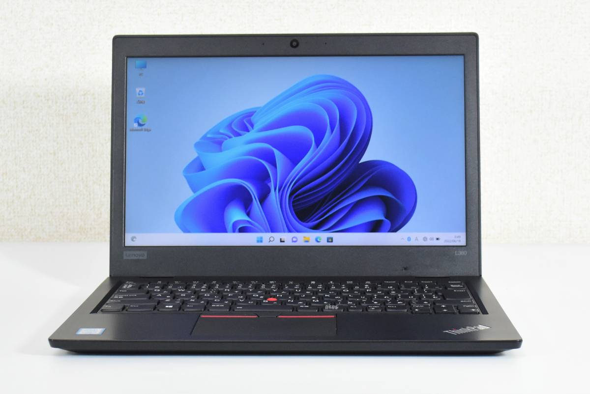 Lenovo ThinkPad L380 /Core i5-8250U/メモリ8GB/高速NVMe SSD 256GB