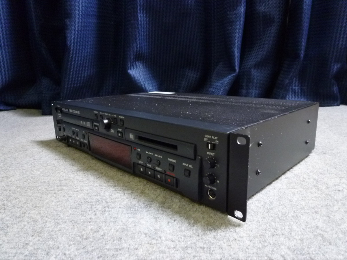 △ 美品 TASCAM タスカム MD-CD1MkⅢ 業務用 CDプレーヤー MD