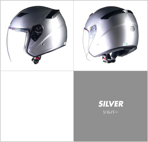 お気に入りの 【リード工業】 STRAX SJ-8 ジェットヘルメット シルバー