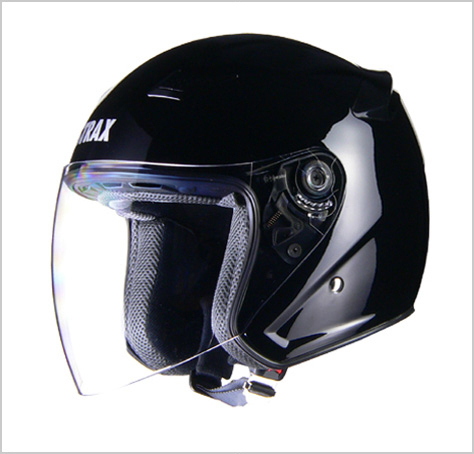 高級感】 【リード工業】 STRAX SJ-8 ジェットヘルメット ブラック