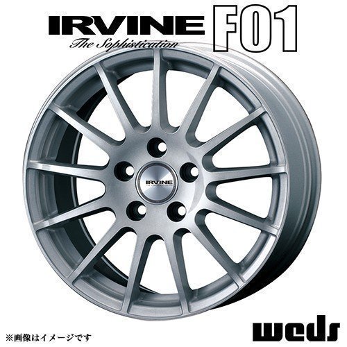 アーヴィン F01 アルミホイール(1本) 17x7.0 +48 112 5穴[66.6](ハイパーシルバー) / 17インチ IRVINE IMPORT 輸入車_画像1