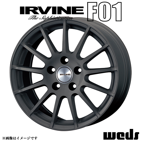 アーヴィン F01 アルミホイール(1本) 16x6.5 +40 120 5穴[72.6](ガンメタリック) / 16インチ IRVINE IMPORT 輸入車_画像1