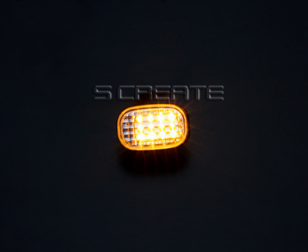 MR2 SW20 LED クリスタル サイド マーカー フェンダー ウインカーウインカー_画像3