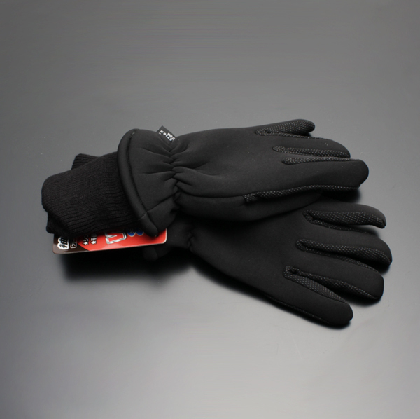 (通常便) 軽量温暖 袖付き ウインターグローブ バイク 手袋 袖リブ_画像1