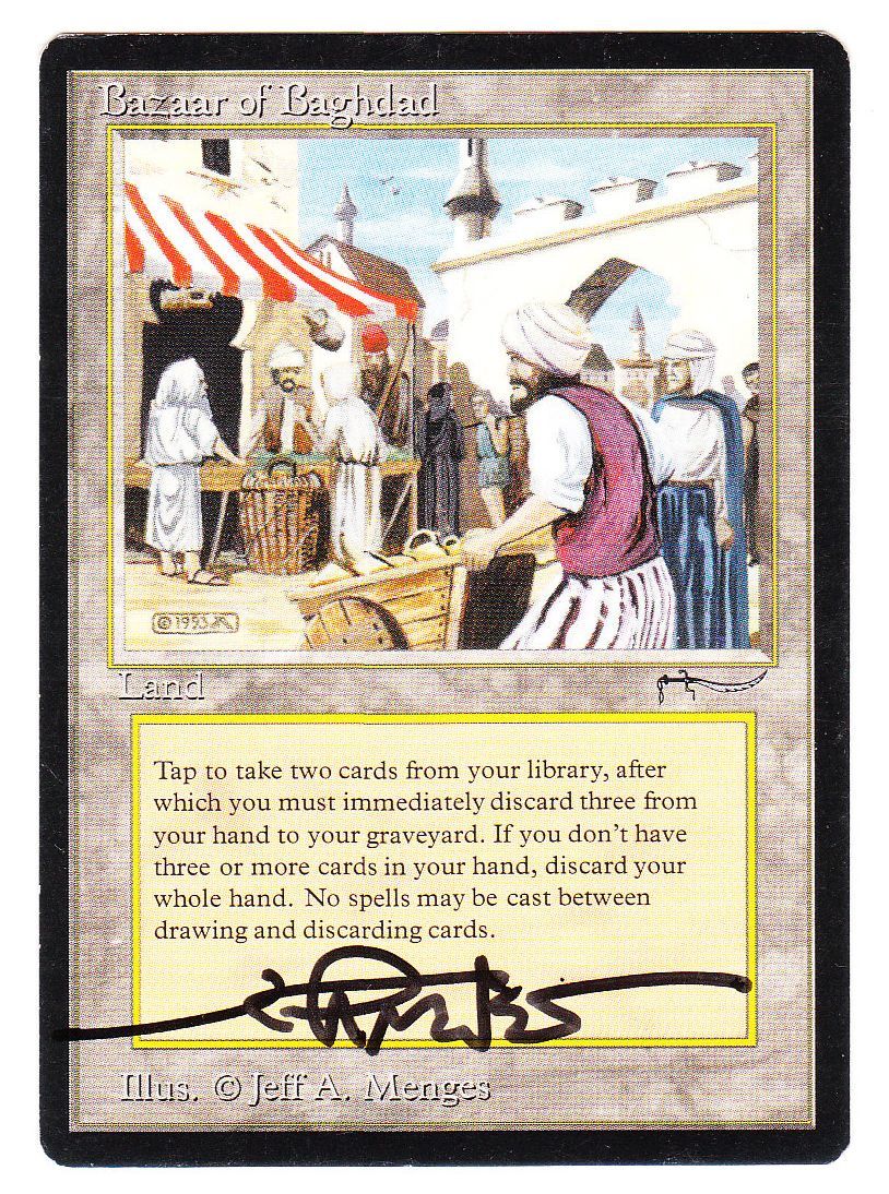 年末のプロモーション特価！ ○MTG○ AN Bazaar of Baghdad(英語