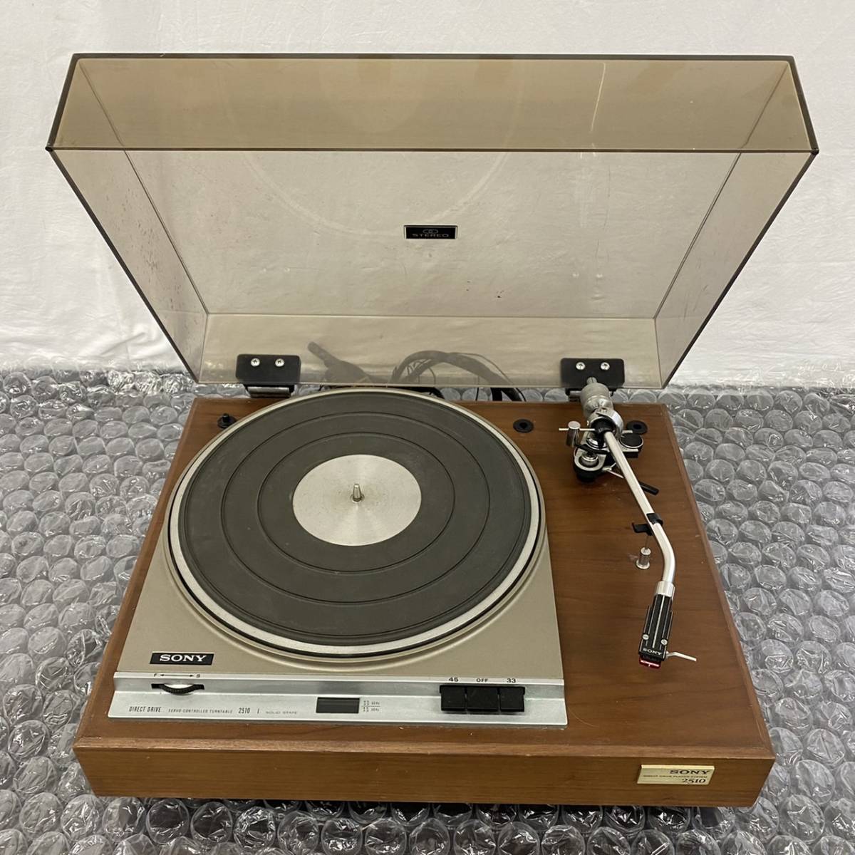 W14293(072)-512/KD3000【名古屋】ソニー SONY ステレオレコードプレイヤーシステム STEREO RECORD PLAYER SYSTEM PS-2510_画像4