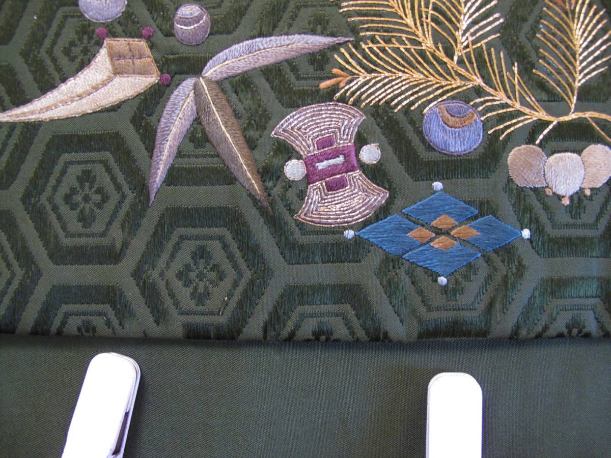 宝尽くしに亀甲 総刺繍名古屋帯 大人アンティーク | charcas.gob.mx