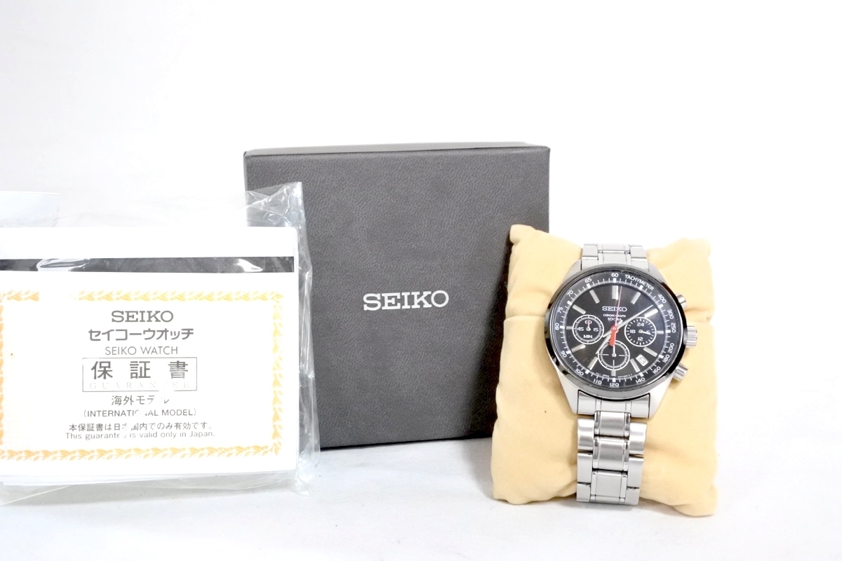Seiko 6T63A 腕時計クロノグラフ 