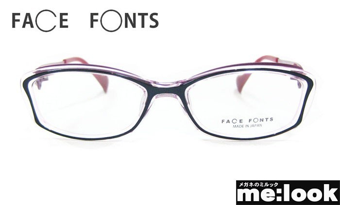 FACE FONTS フェイスフォント 軽量で掛けやすい 眼鏡 メガネ フレーム FF117-02 サイズ49_画像2